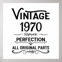 Personalised vintage 55th birthday party