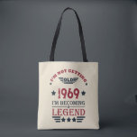 Personalised vintage 55th birthday party tote bag<br><div class="desc">Make your birthday special with this unique design. Add a touch of sophisticated elegance to your birthday celebration with our exquisite, one-of-a-kind designs. These graphics bring sophistication and originality to any product, creating a memorable and stylish gift. They are perfect for those who appreciate a touch of timeless glamour on...</div>