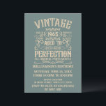 Personalised vintage 60th birthday party invitation<br><div class="desc">You can add some originality to your wardrobe collection with this vintage classic birthday graphic design with awesome typography font lettering. It is a great gift idea for men, women, husbands, wives, girlfriends, and boyfriends who will love this one-of-a-kind artwork. It is the best amazing and fun holiday present for...</div>