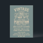 Personalised vintage 60th birthday whiskey themed invitation<br><div class="desc">You can add some originality to your wardrobe collection with this vintage classic birthday graphic design with awesome typography font lettering. It is a great gift idea for men, women, husbands, wives, girlfriends, and boyfriends who will love this one-of-a-kind artwork. It is the best amazing and fun holiday present for...</div>