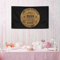 Personalised vintage 65th birthday party