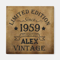 Personalised vintage 65th birthday party