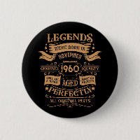 Personalised vintage 65th birthday whiskey label