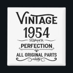 Personalised vintage 70th birthday gifts black magnet<br><div class="desc">You can add some originality with this limited edition, premium quality, and original, classy, retro, and vintage-looking birthday graphic design with a cool typography font. This is a great gift idea for men, women, husbands, wives, girlfriends, and boyfriends who will love this one-of-a-kind piece of art. The best unique and...</div>
