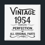 Personalised vintage 70th birthday gifts black magnet<br><div class="desc">You can add some originality with this limited edition, premium quality, and original, classy, retro, and vintage-looking birthday graphic design with a cool typography font. This is a great gift idea for men, women, husbands, wives, girlfriends, and boyfriends who will love this one-of-a-kind piece of art. The best unique and...</div>