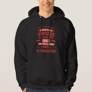 Personalised vintage 70th birthday gifts hoodie