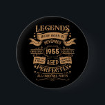 Personalised vintage 70th birthday legend gifts 6 cm round badge<br><div class="desc">You can add some originality to your wardrobe collection with this vintage classic birthday graphic design with awesome typography font lettering, is a great gift idea for men, women, husbands, wife girlfriends, and a boyfriend who will love this one-of-a-kind artwork. The best amazing and funny holiday present for your happy...</div>