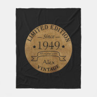 personalised vintage 75th birthday