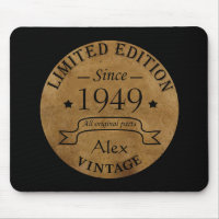 personalised vintage 75th birthday