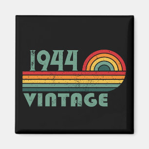 Personalised vintage 80th birthday gifts magnet