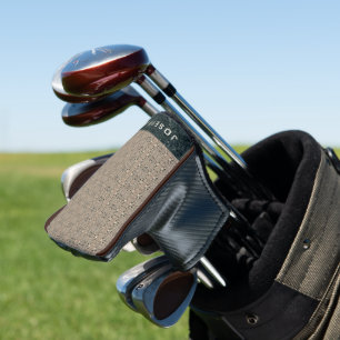 Personalised Vintage Abstract Quartz Stone Natural Golf Head Cover