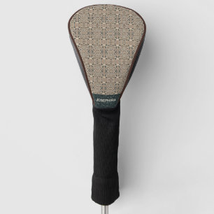 Personalised Vintage Abstract Quartz Stone Natural Golf Head Cover