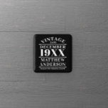 Personalised Vintage Aged to Perfection 15 Cm Square Badge<br><div class="desc">Personalised vintage aged to perfection design could be a great gift for your friends or family member,  or you can use it yourself.</div>