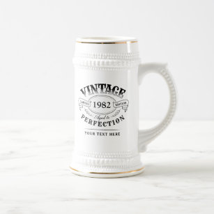 Personalised Vintage Aged To Perfection Birthday Beer Stein
