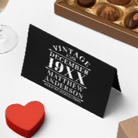 Personalised Vintage Aged to Perfection