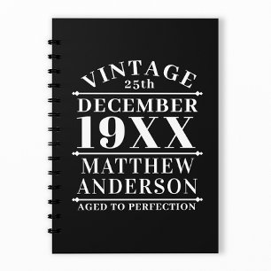 Personalised Vintage Aged to Perfection Planner