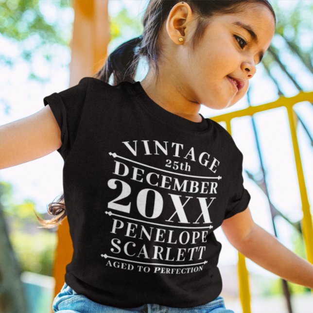 Personalised Vintage Aged to Perfection T-Shirt (Creator Uploaded)