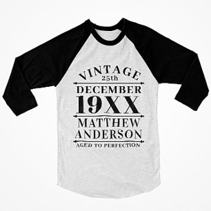 Personalised Vintage Aged to Perfection T-Shirt