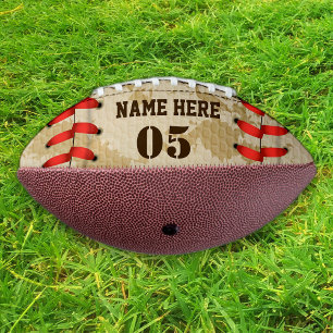 Personalised Vintage Baseball Name Number Retro American Football