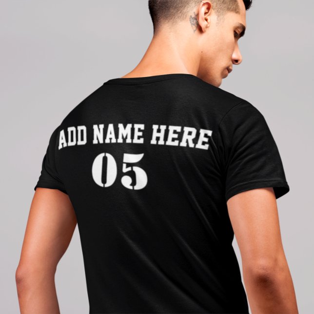 Personalised Vintage Baseball Name Number Retro T-Shirt (Creator Uploaded)