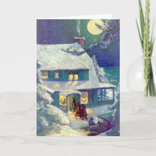 Personalised Vintage Bible Verse Christmas Card