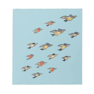 Personalised | Vintage Bird Design Notepad