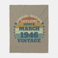 Personalised vintage birthday gift