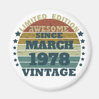 Personalised vintage birthday gift idea