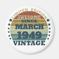 Personalised vintage birthday gift idea