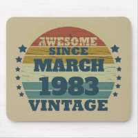 Personalised vintage birthday gift