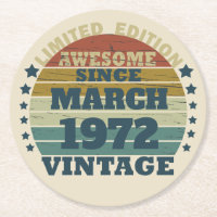 Personalised vintage birthday gift