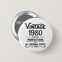 Personalised vintage birthday gifts black