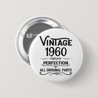 Personalised vintage birthday gifts black white