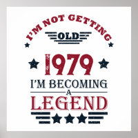 Personalised vintage birthday gifts red