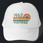 Personalised vintage birthday gifts trucker hat<br><div class="desc">You can add some originality to your wardrobe collection with this vintage classic birthday graphic design with awesome typography font lettering, It is a great gift for men, women, husbands, wife, girlfriend, and a boyfriend who will love this one-of-a-kind artwork. The best amazing and funny holiday present for your happy...</div>