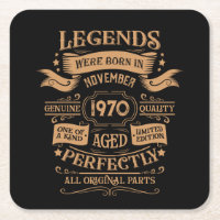 Personalised vintage birthday whiskey label