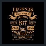 Personalised vintage birthday whiskey themed poster<br><div class="desc">You can add some originality to your wardrobe collection with this vintage classic birthday graphic design with awesome typography font lettering, is a great gift idea for men, women, husbands, wife girlfriends, and a boyfriend who will love this one-of-a-kind artwork. The best amazing and funny holiday present for your happy...</div>