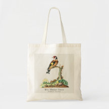 Personalised Vintage Botanical Bird Teacher