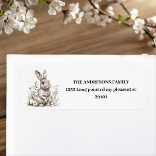 Personalised Vintage Bunny Easter 