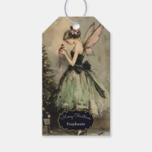 Personalised Vintage Christmas Fairy Tree Holiday