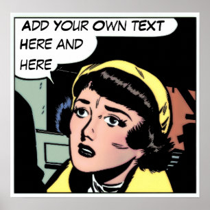 Personalised Vintage Comic - Archival Print