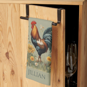 Personalised Vintage Country Tea Towel