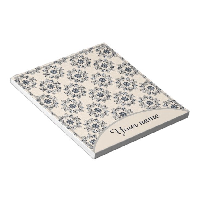 Personalised Vintage design  Notepad (Angled)