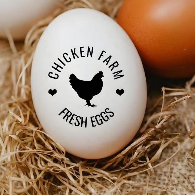 Personalised Vintage Egg Rubber Stamp (Creator Uploaded)