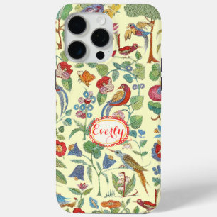 Personalised Vintage Embroidered Pattern iphone iPhone 15 Pro Max Case
