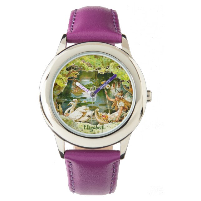Personalised Vintage Fairy  Watch (Front)
