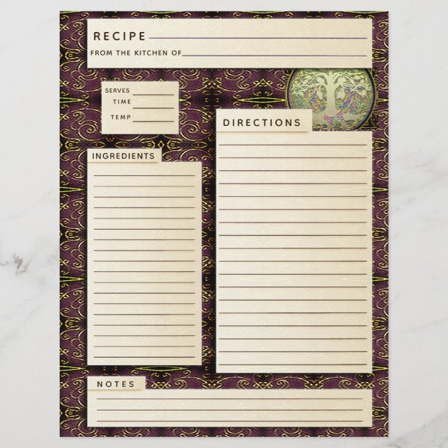 Personalised Vintage Family Recipe Cookbook (Front)