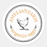 Personalised Vintage Farmhouse Chicken Egg