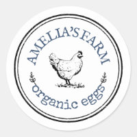 Personalised Vintage Farmhouse Chicken Egg