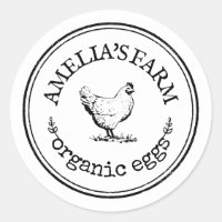 Personalised Vintage Farmhouse Chicken Egg